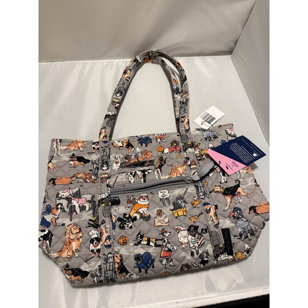 NEW Vera Bradley Howl-o-ween Dog Halloween Small Tote Bag Rare NWT